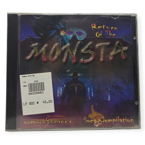 Return of the Monsta Soca Compilation CD 2007 Lil Rick Bunji Carnival Banger - Picture 1 of 3